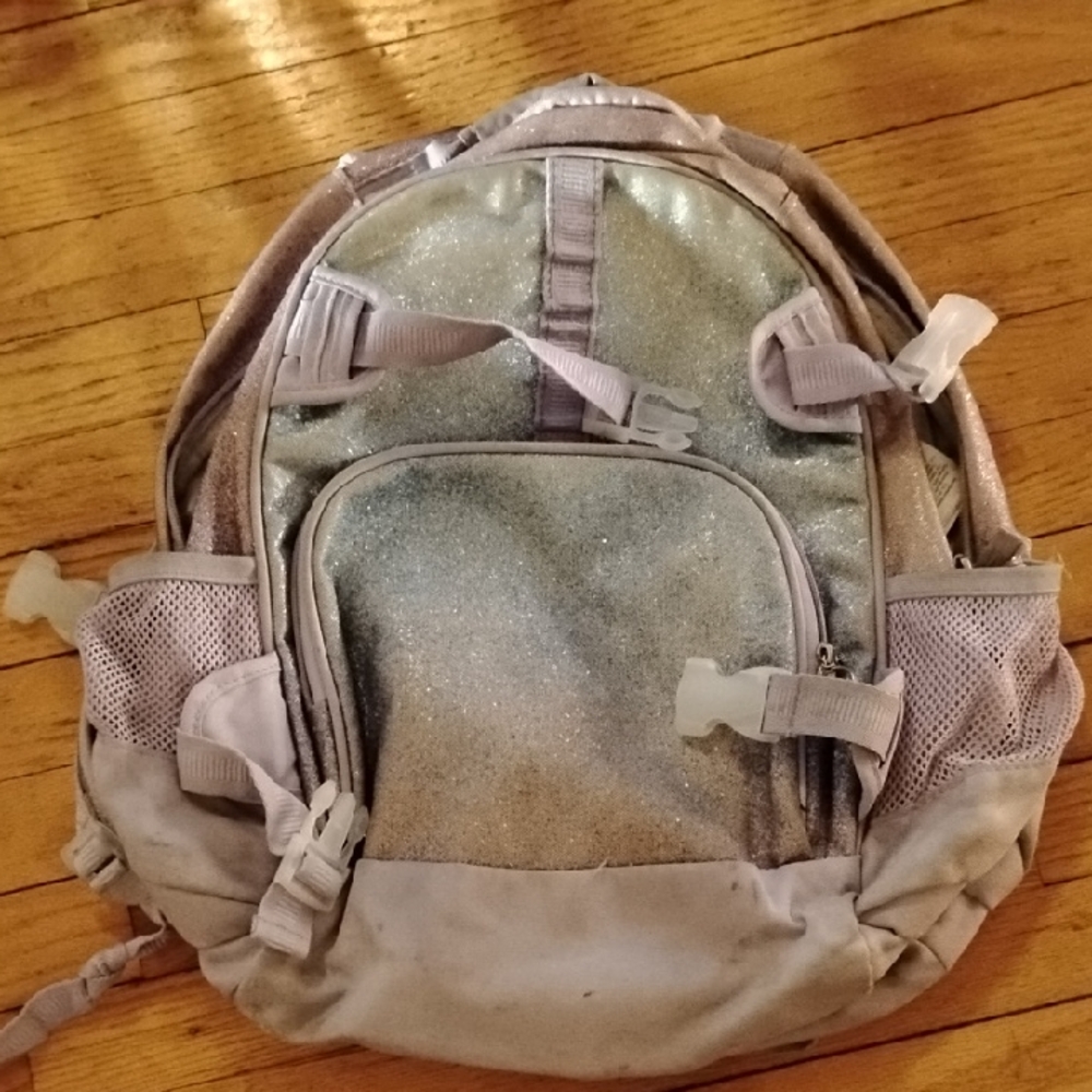 Glittery Blue Purple Ombre Backpack- Pottety Barn Kids